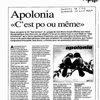 Le Journal de l'Ile - 10 août 1997