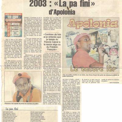 Le Quotidien - 10 septembre 2006